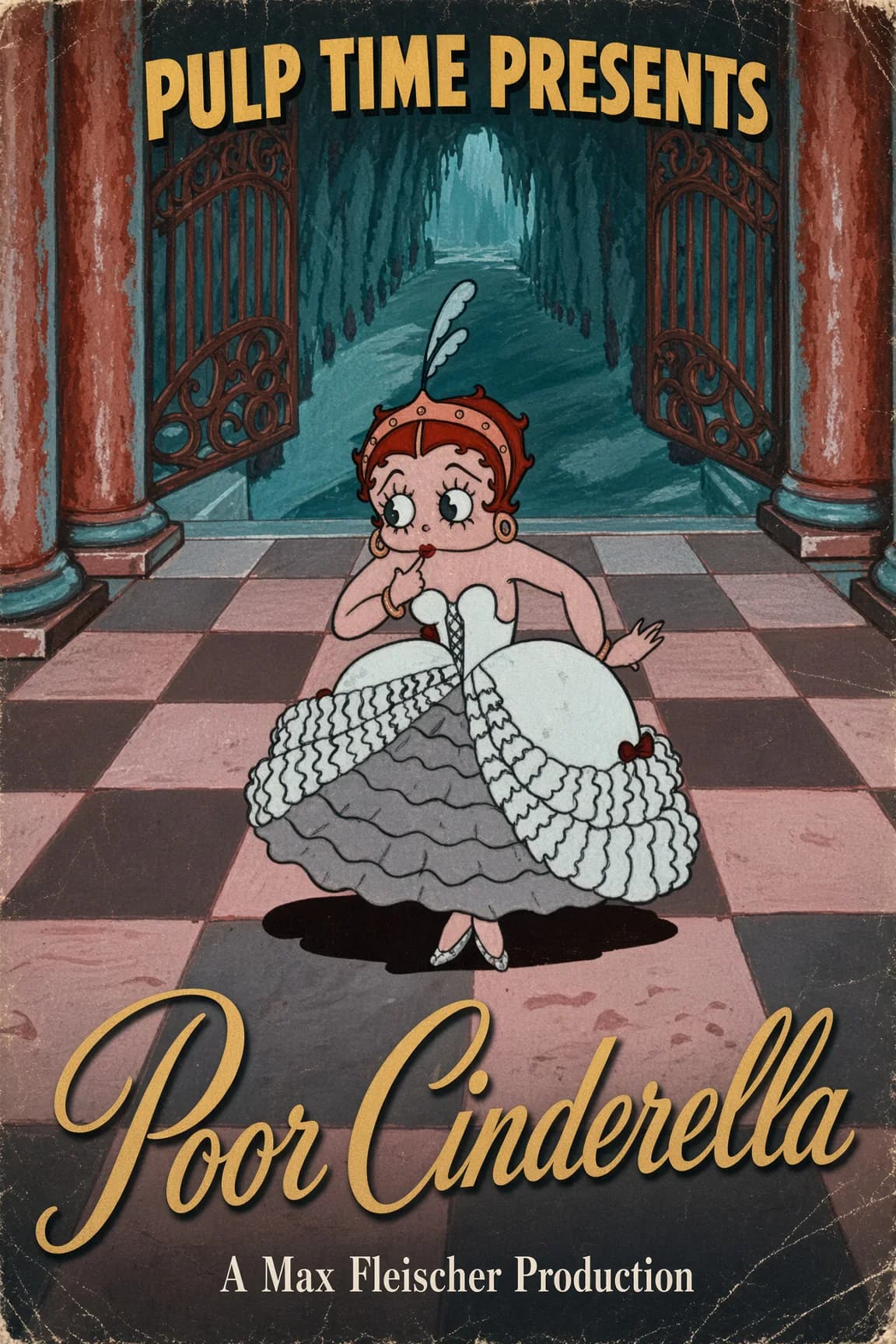 Betty Boop in Poor Cinderella poster