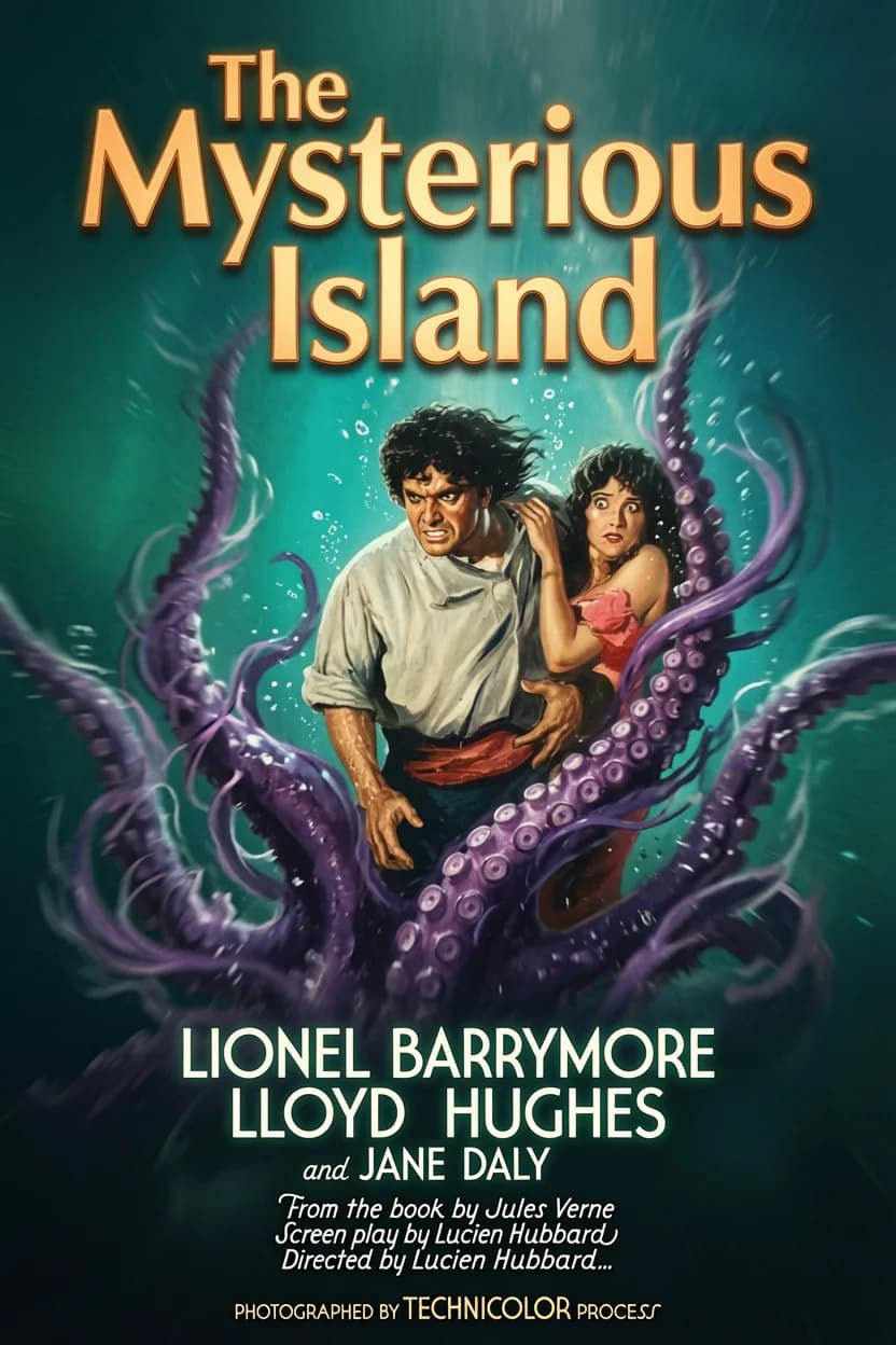 The Mysterious Island poster