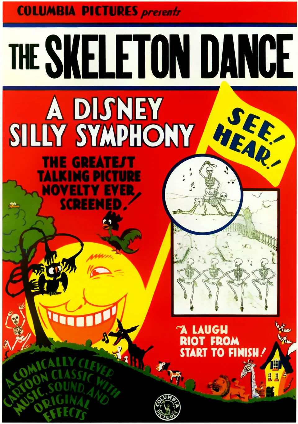 Silly Symphony: The Skeleton Dance poster