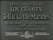 Tell It to the Marines poster