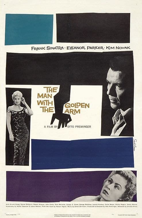 The Man with the Golden Arm poster
