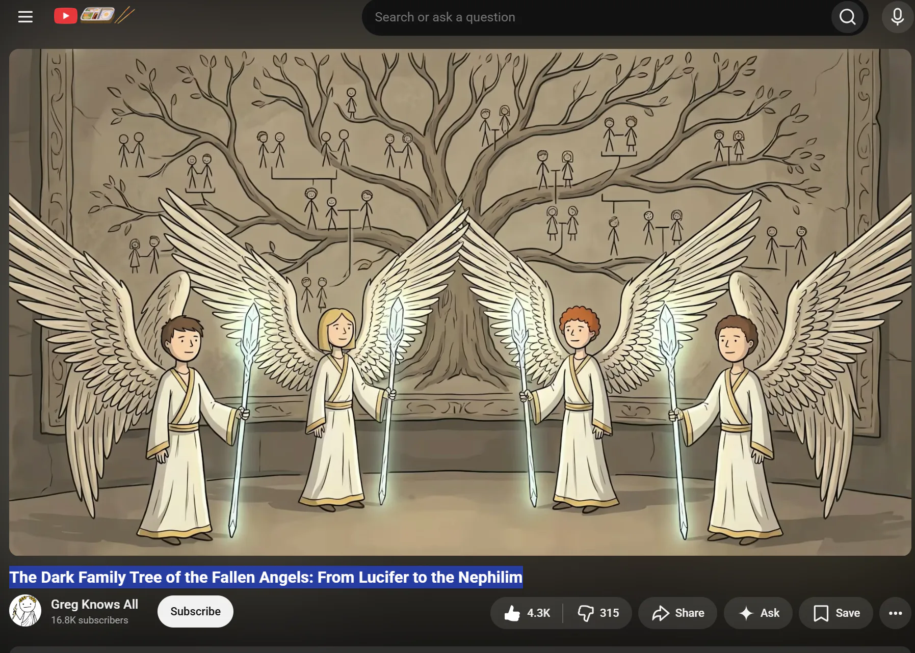 Lucifer's Dark Family Tree